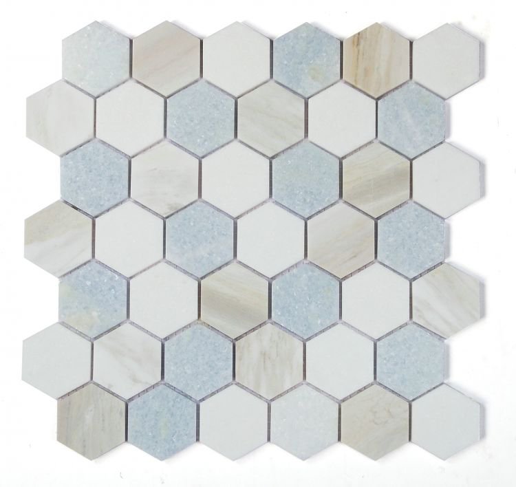 Hexagon Sky 2 x 2 11.75 x 12 - Hexagon Interiors