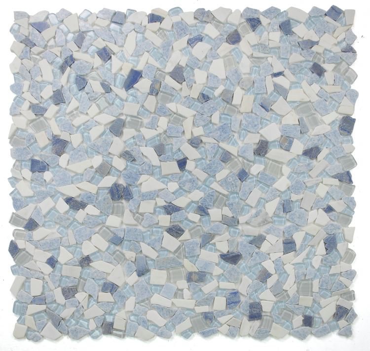Azul Macaubas Sapphire  Pebble 12 x 12