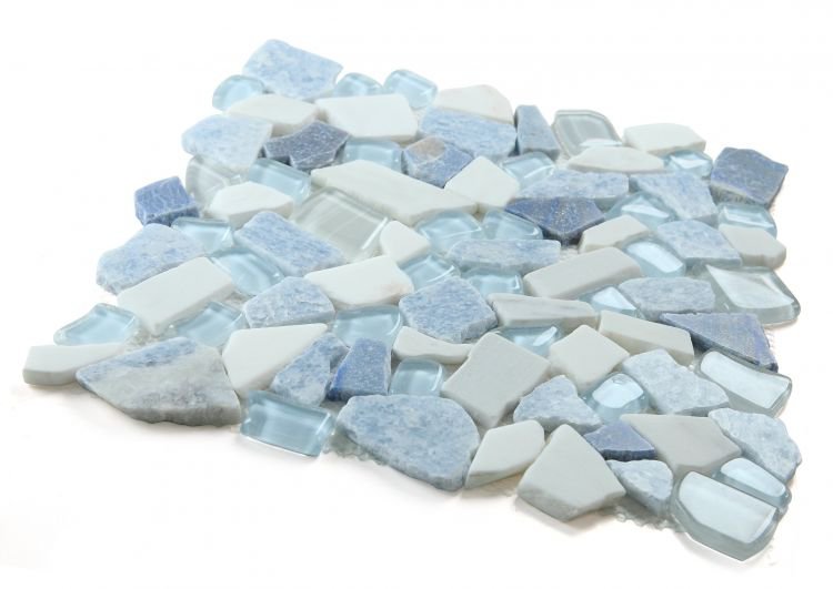 Azul Macaubas Sapphire  Pebble 12 x 12