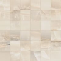 Akoya Ivory Matte Mosaic 12 x 12