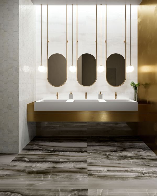 Akoya Ocean Matte 12 x 24