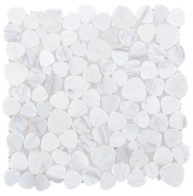 Aphrodite White 12 x 12 - Hexagon Interiors