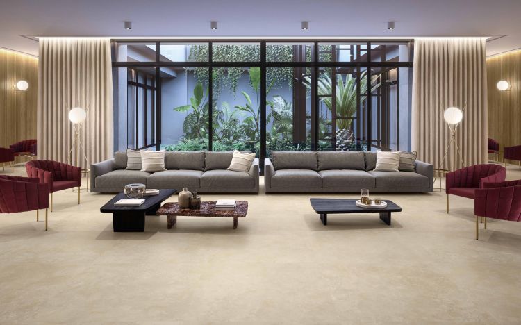 Sant'Agostino Appia Cross Cut Beige Matte 24 x 48