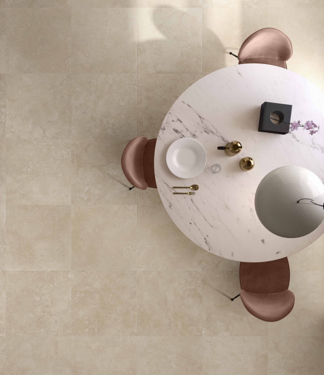 Sant'Agostino Appia Cross Cut Beige Polished 24 x 48