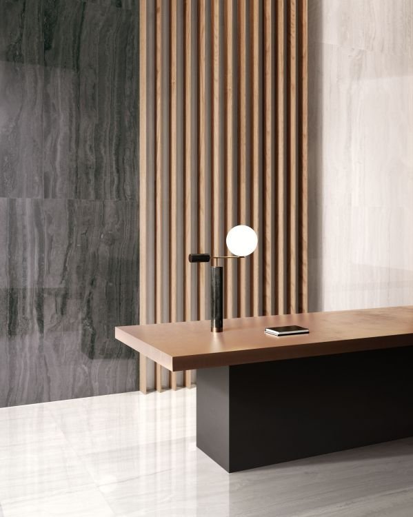 Sant'Agostino Appia Vein Cut White Polished 24 x 48