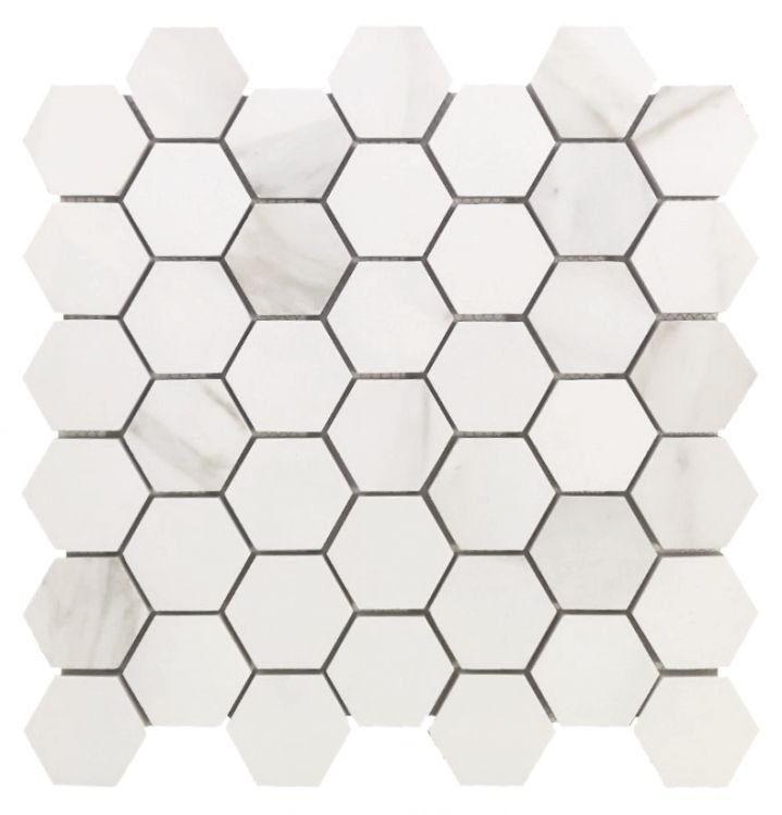 Classici Calacatta Gold Matte Hexagon 12 x 12 - Hexagon Interiors