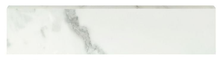 Classici Statuario Glossy Bullnose 3 x 12 - Hexagon Interiors