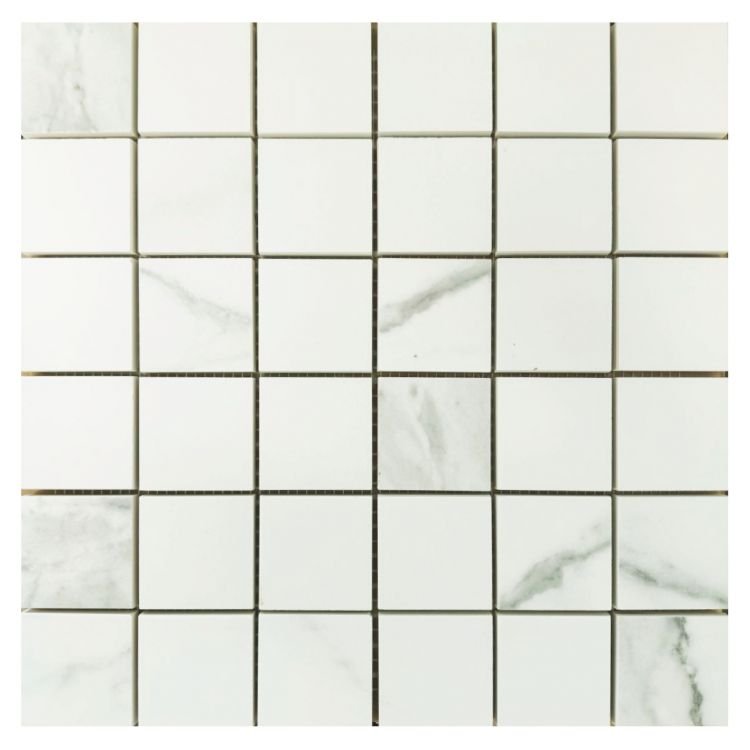 Classici Statuario Soft Mosaic 12 x 12 - Hexagon Interiors