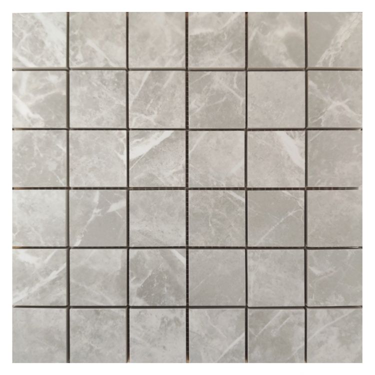 Dolomia Grey Nat Mosaic 12 x 12 - Hexagon Interiors
