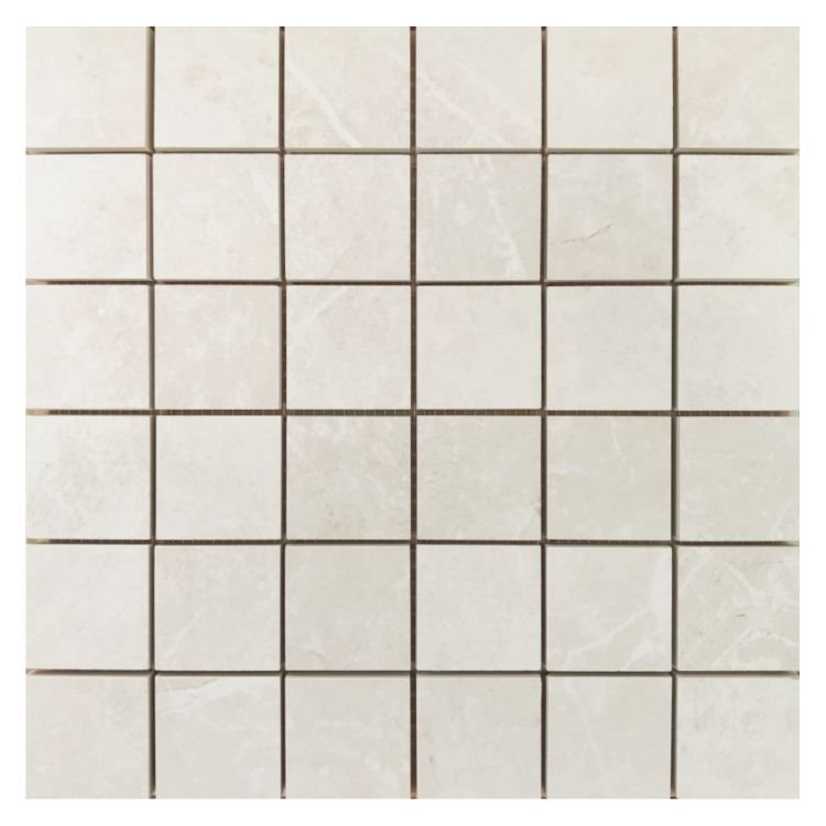 Dolomia White Nat Mosaic 12 x 12 - Hexagon Interiors