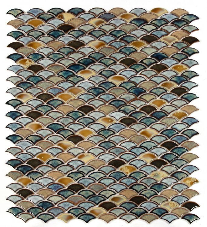 Dragon Scale Olive 10 x 12