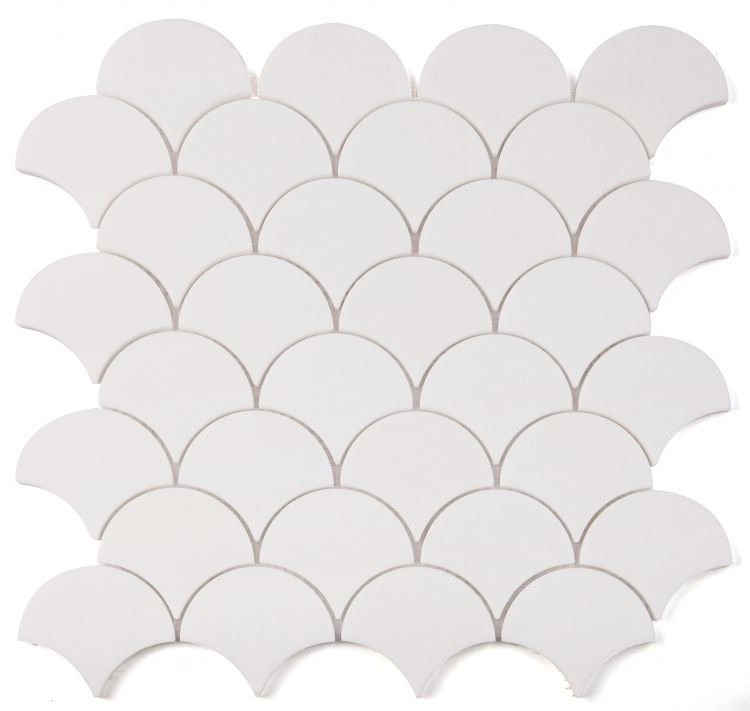 Dragon Scale Thassos 12 x 12 - Hexagon Interiors