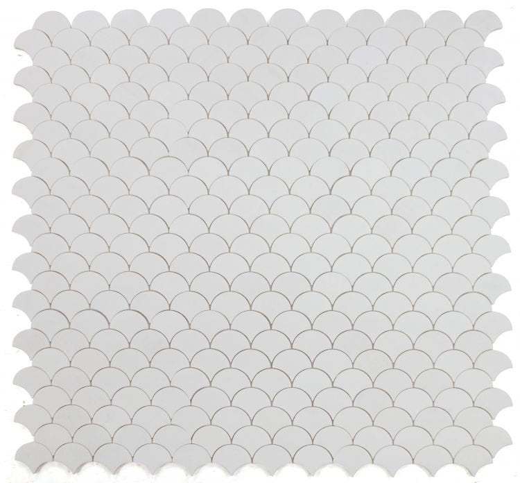 Dragon Scale Thassos 12 x 12