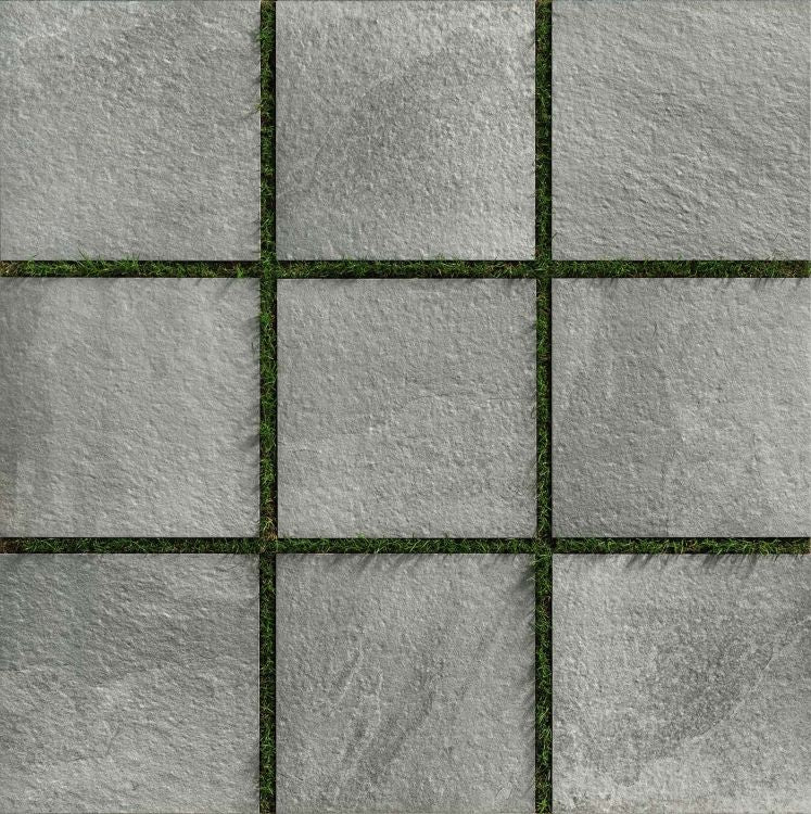Earth Light Grey 2cm Paver 24 x 24 - Hexagon Interiors