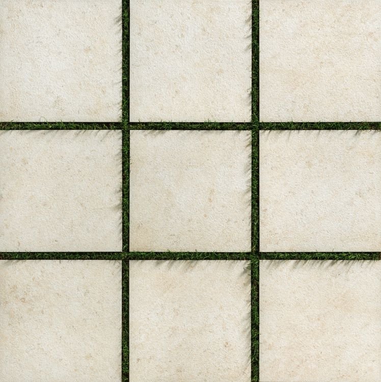 Earth Moon White 2cm Paver 24 x 24 - Hexagon Interiors
