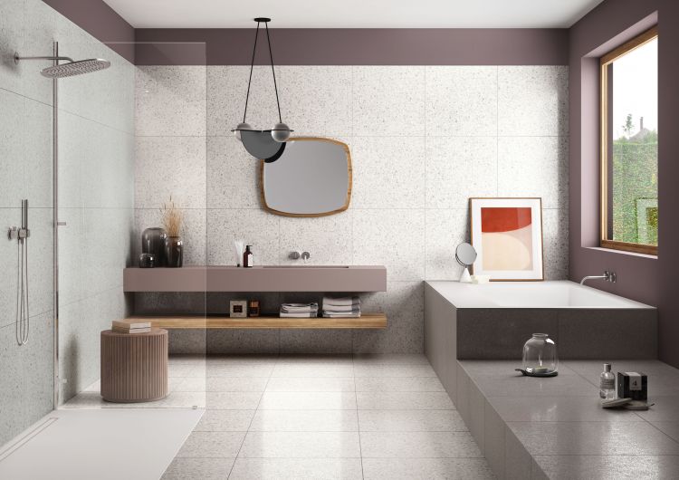 Flake White Medium 30 x 30 - Hexagon Interiors