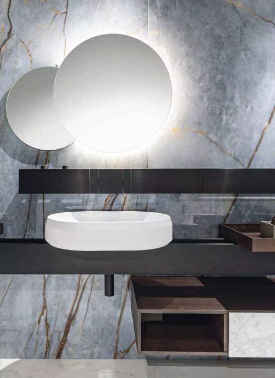 Heritage Luxe Azure Glossy 32 x 71