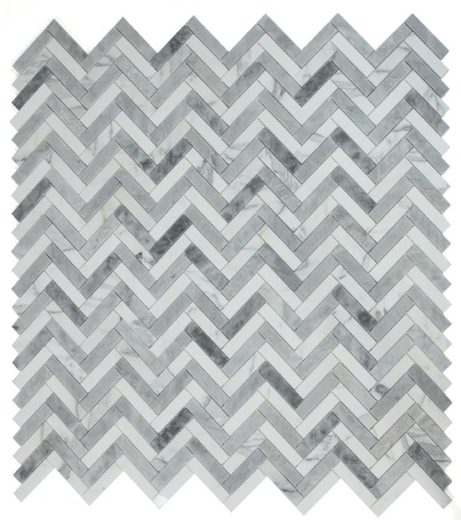 Herringbone City Grey 11.25 x 11.25