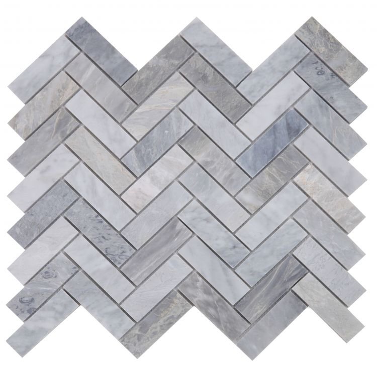 Herringbone Italian Grey 11 x 12.5 - Hexagon Interiors