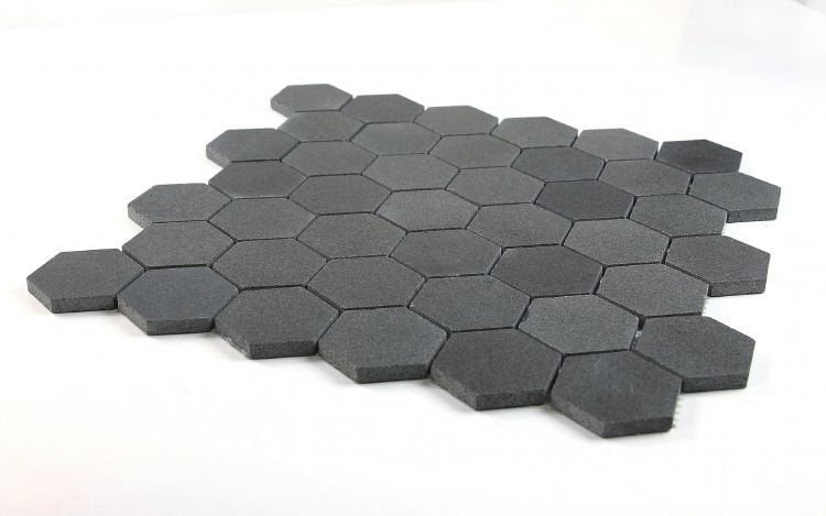 Hexagon Basalt 2 x 2 11.75 x 12