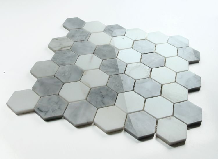 Hexagon City Grey 2 x 2 11.75 x 12