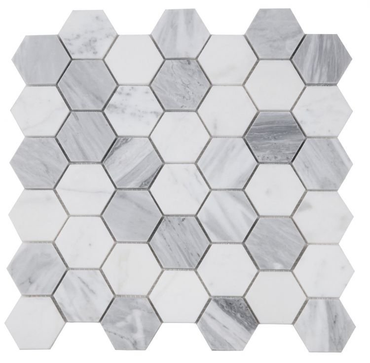 Hexagon Dusk 2 x 2 11.75 x 12 - Hexagon Interiors