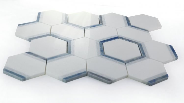 Hexagon Royal Sapphire 12 x 13.75