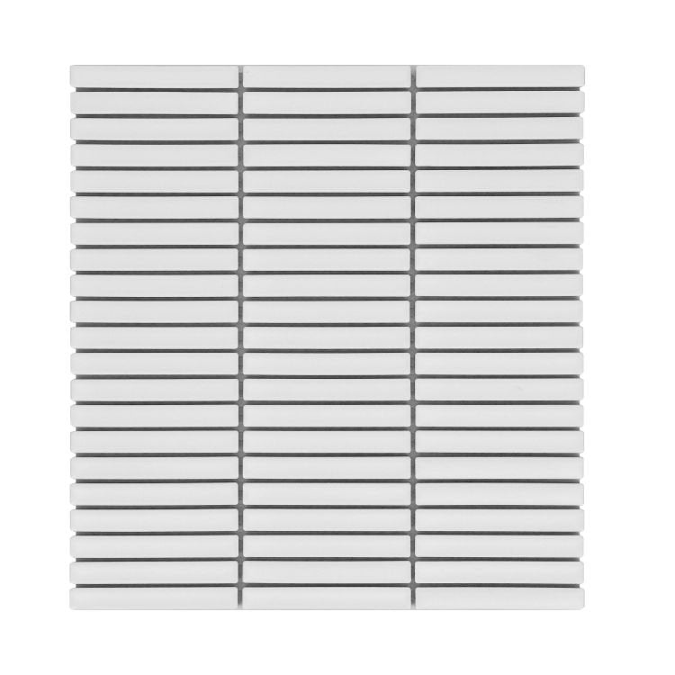 Hulu Snow Band Matte 11.25 x 12 - Hexagon Interiors