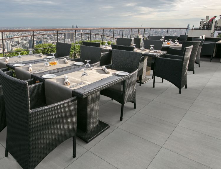 HWS255 Grey 2cm Paver (HWS205) 24 x 24