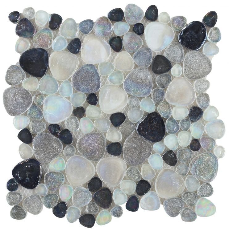 Inari Grey Pebble 12 x 12 - Hexagon Interiors