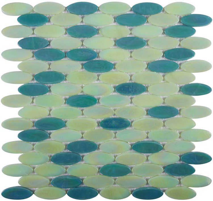 Laguna Green 12 x 12 - Hexagon Interiors