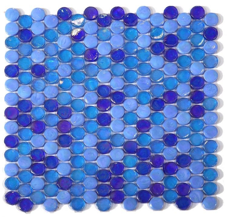 Laguna Ocean Penny 11.25 x 11.25 - Hexagon Interiors