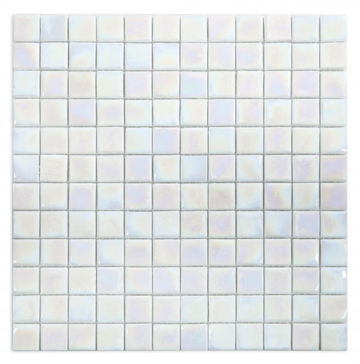 Laguna White Square 11.75 x 11.75 - Hexagon Interiors