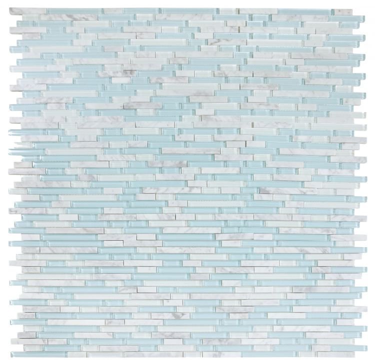 Linear Carrara Turquoise 11.75 x 12