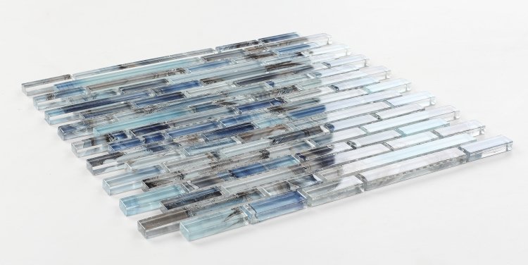 Linear Shell Blue 11.75 x 12