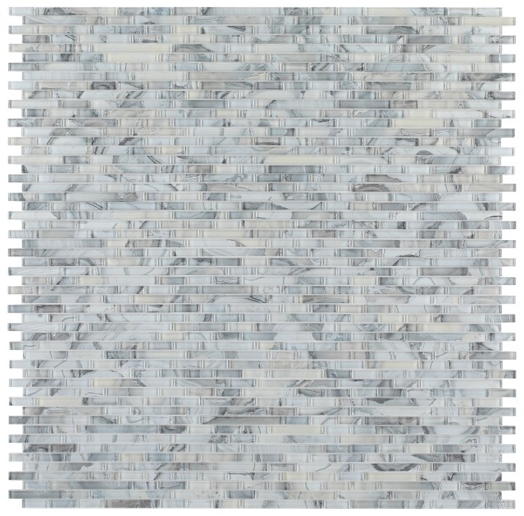 Light Grey Shell Linear Shell Grey 11.75 x 12