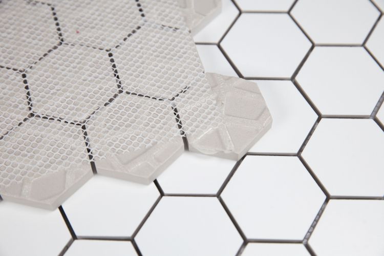 Malaysia Roy White Matte 2 x 2 Hexagon 12 x 12 - Hexagon Interiors