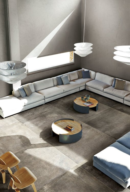 Matieres Gris 24 x 48 - Hexagon Interiors