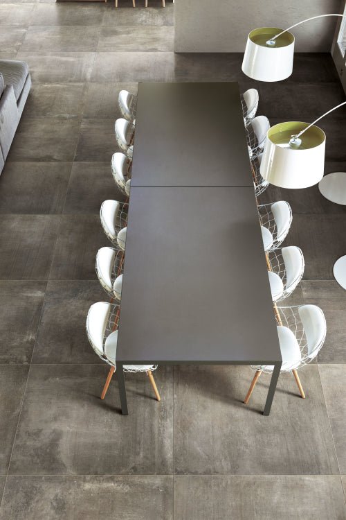 Matieres Gris 32 x 32 - Hexagon Interiors