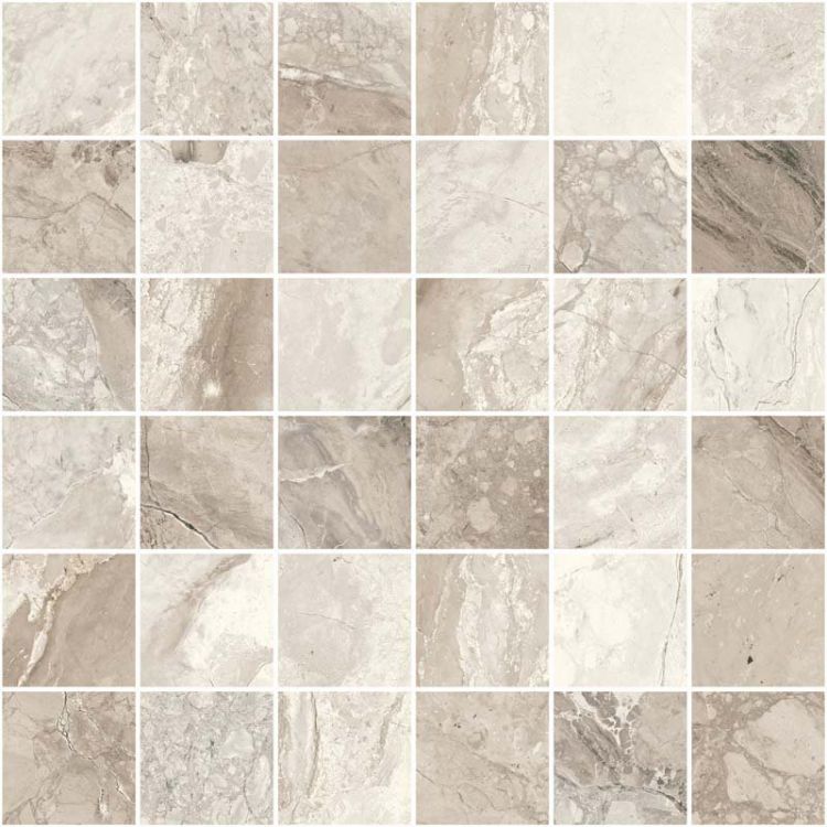 Mystic Beige Matte Mosaic 12 x 12 - Hexagon Interiors
