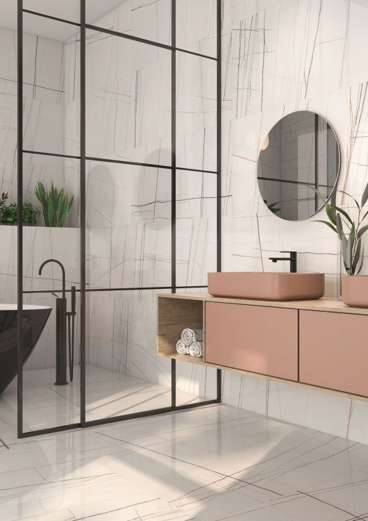 Noir White Polished 24 x 48