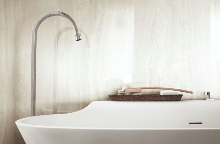 Onyx of Cerim White Nat 12 x 24 - Hexagon Interiors