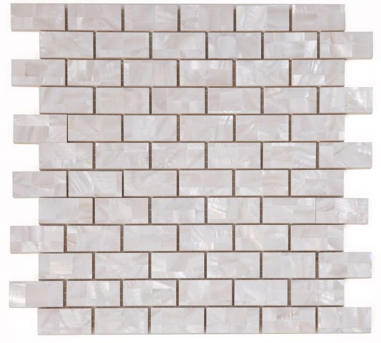 Pearl Large Brick 11.75 x 11.75 - Hexagon Interiors