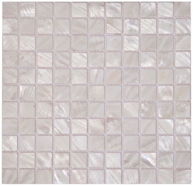 Pearl White Square 11.75 x 11.75 - Hexagon Interiors