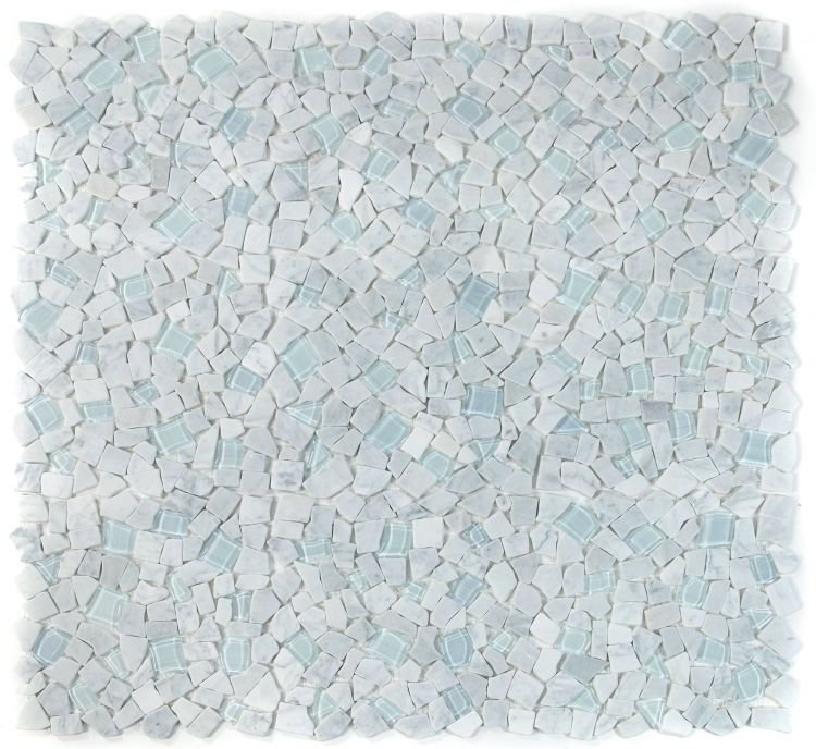 Pebble Carrara 12 x 12