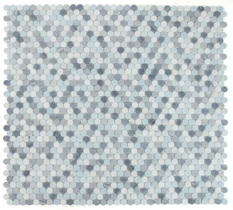 Penny Marble Deep Ocean 11 x 11.75