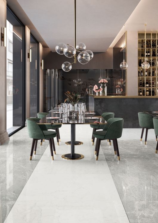 Pure Carrara Nat 48 x 48 - Hexagon Interiors