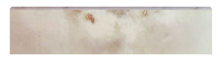 Reves Noisette Glossy Bullnose 3 x 12