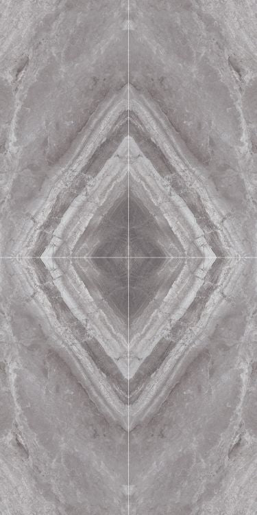 Supreme Grey Book Match Deco 48 x 96