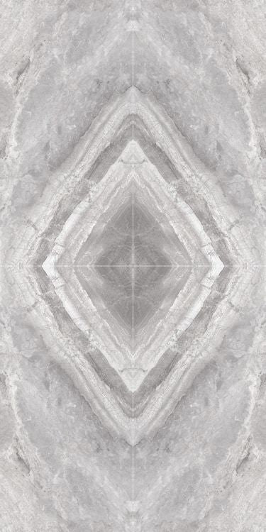 Supreme Silver Book Match Deco 48 x 96